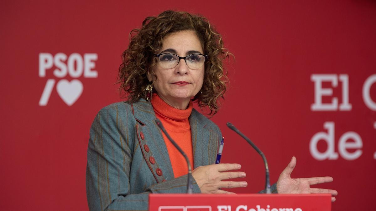 Foto de archivo. María Jesús Montero Vicepresidenta primera y ministra de Hacienda