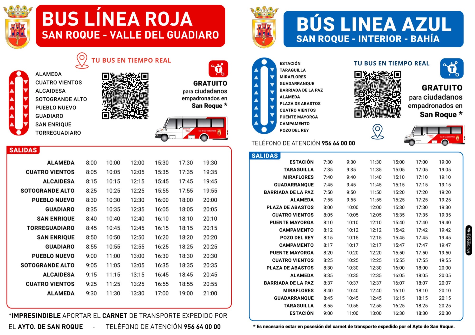 autobuses urbanos San Roque