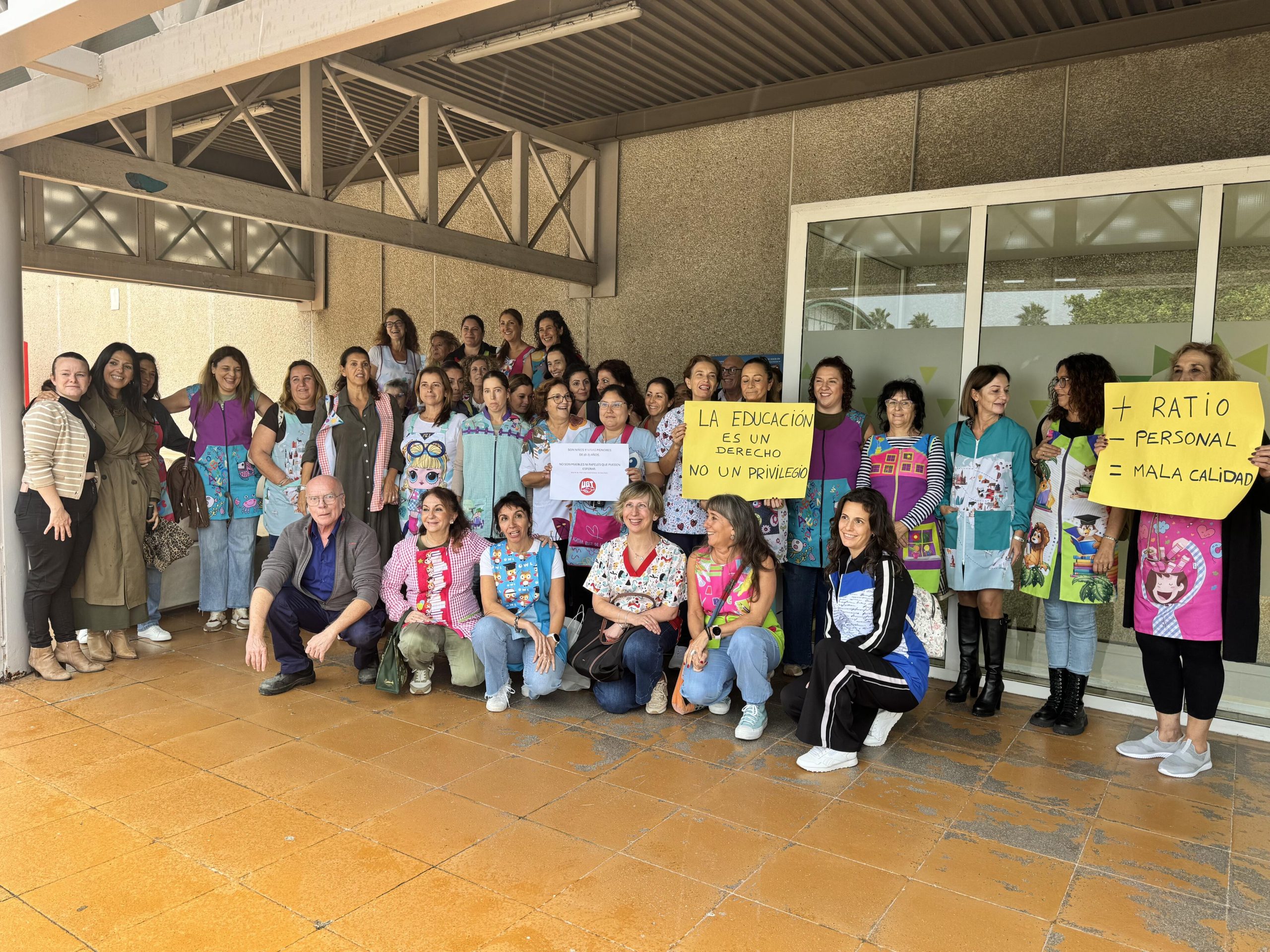 Escuelas Infantiles San Roque y La Línea protestan por el aumento de ratio