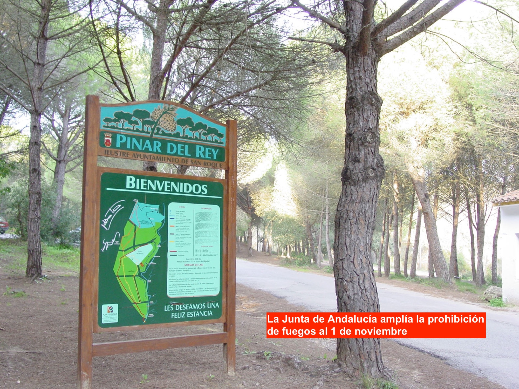 Prohibición de fuegos en el Pinar del Rey hasta noviembre
