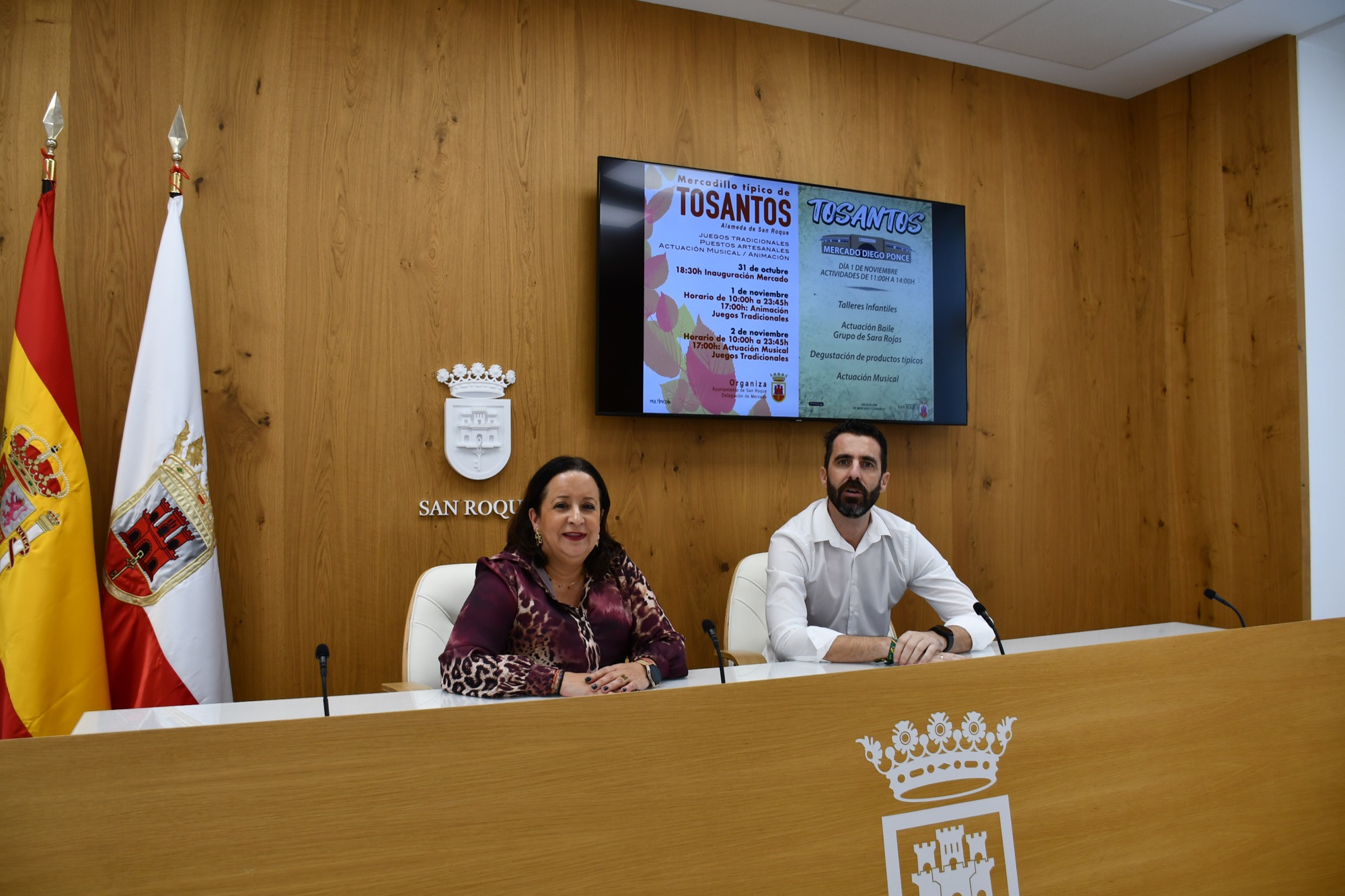 Tosantos San Roque llena de vida la Alameda y el Mercado