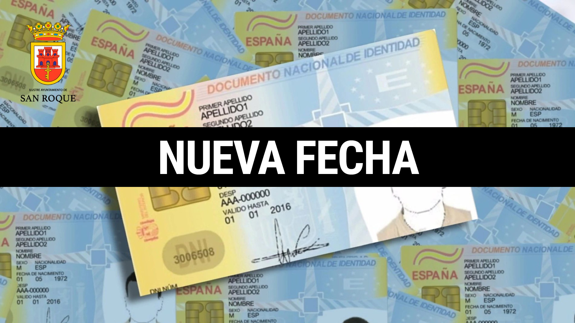 DNI San Roque: nuevas citas en diciembre en el Casco y Guadiaro