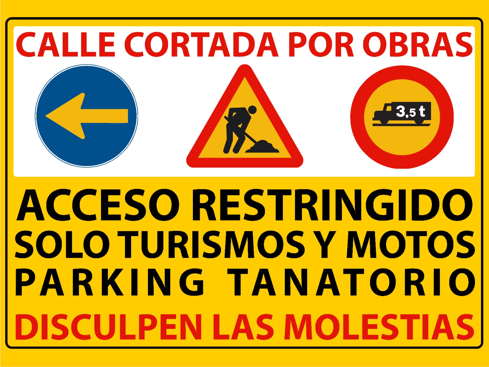 Cortes de tráfico en Avenida Cartagena
