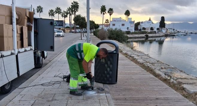 Papeleras en Palmones