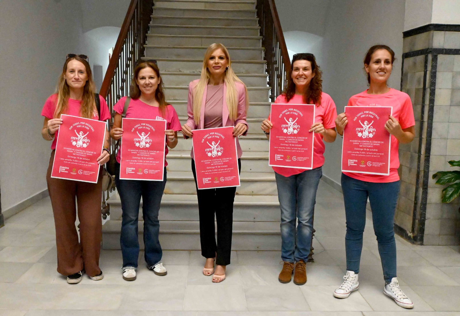 Marcha contra el cáncer de mama en Algeciras 2025