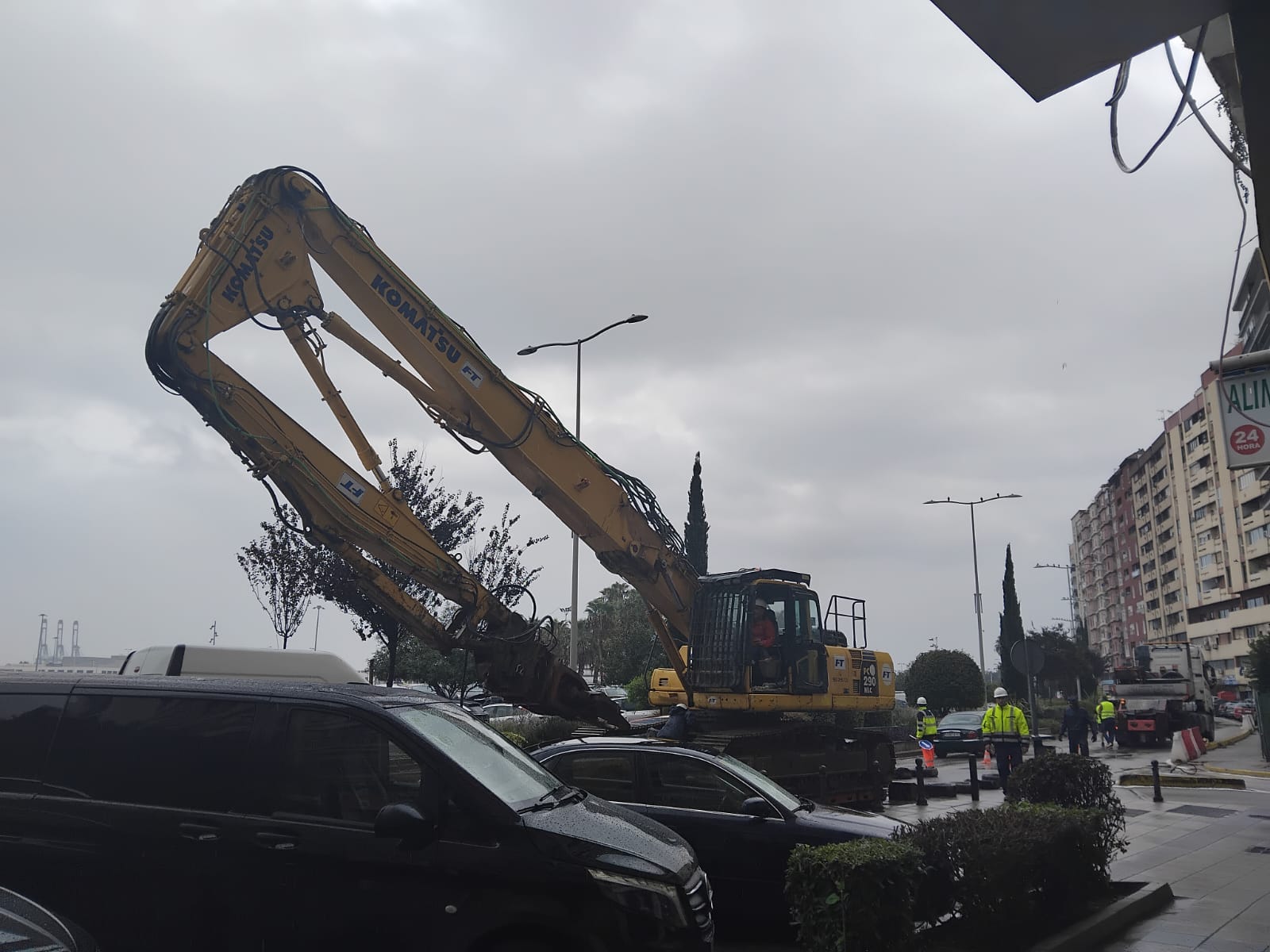 Parking Escalinata: recortes en la estructura para el nuevo proyecto