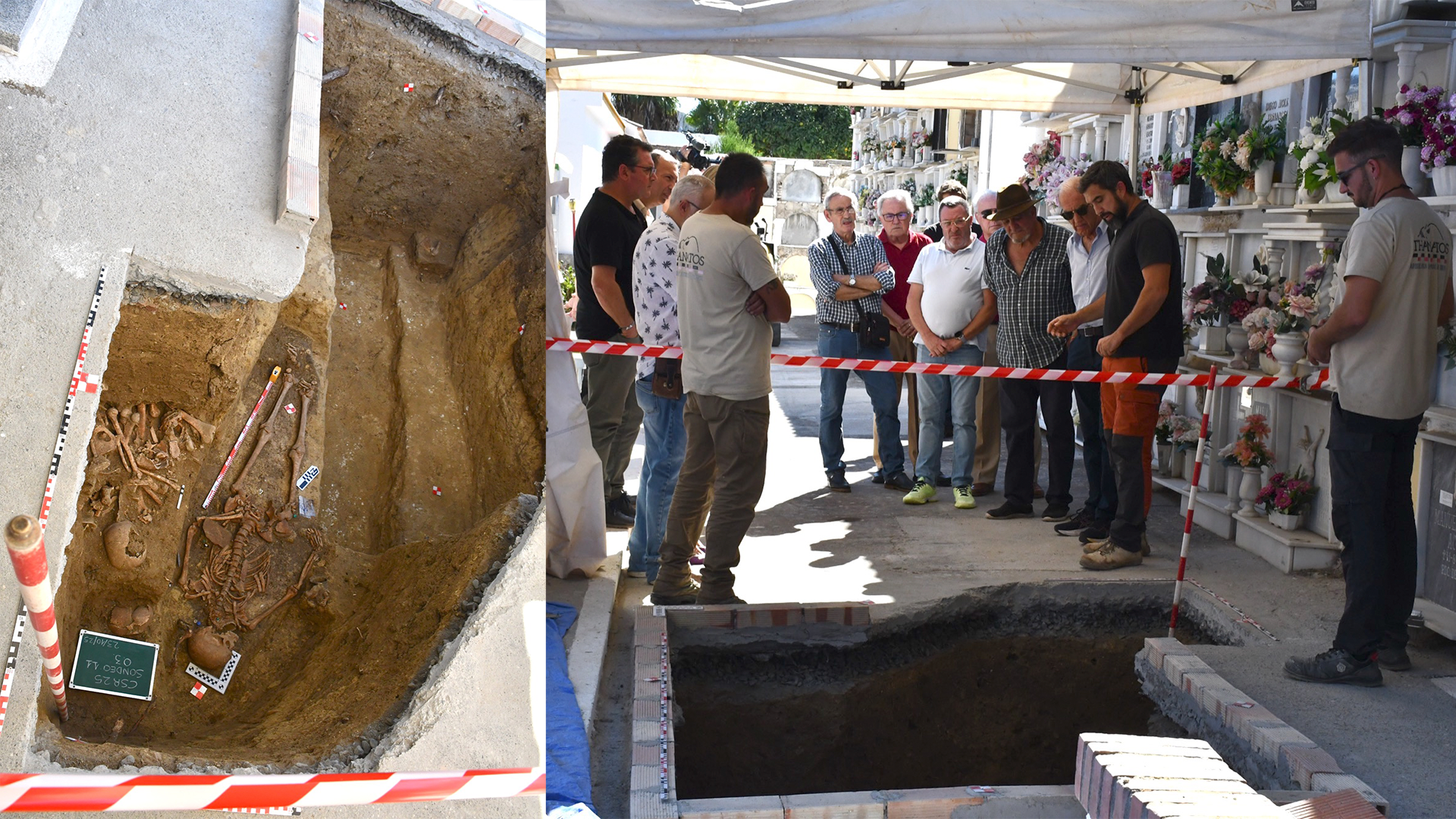 Restos de represaliados del franquismo en San Roque