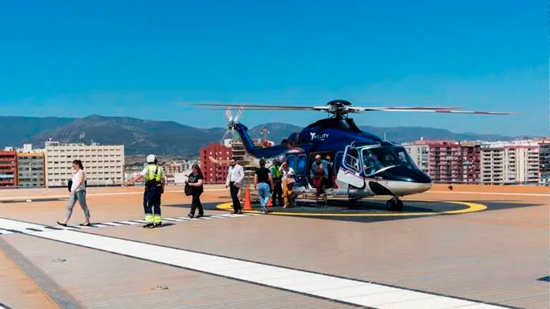 simulacro helipuerto Algeciras
