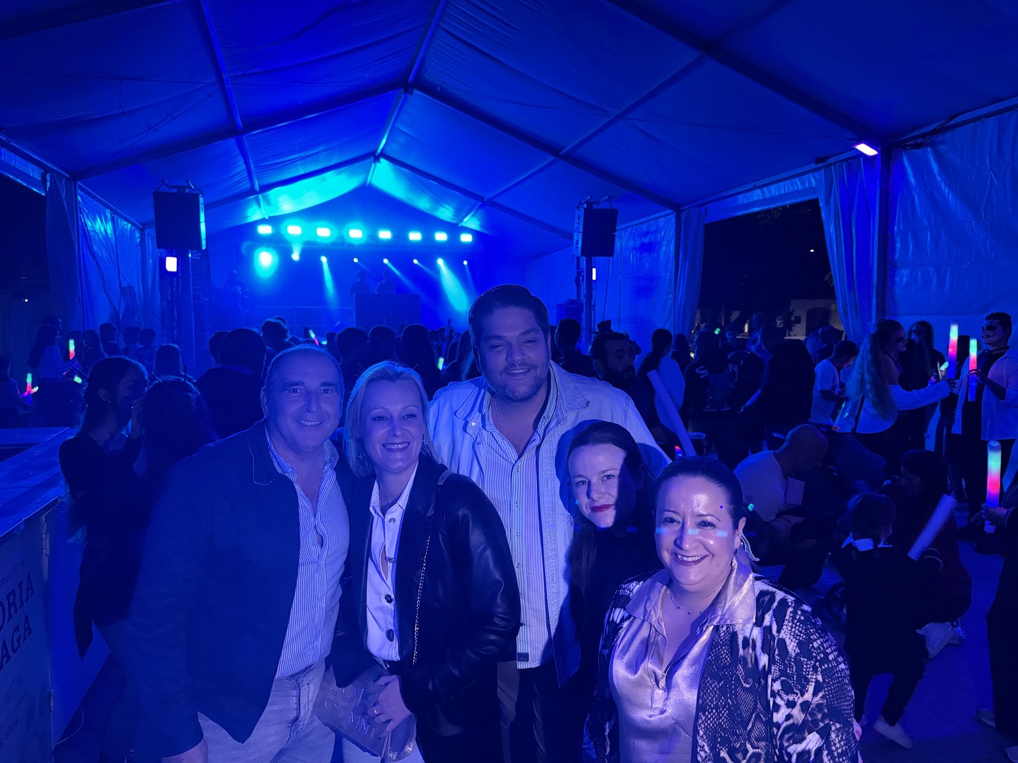 Neon Party San Roque llena la Alameda en Halloween